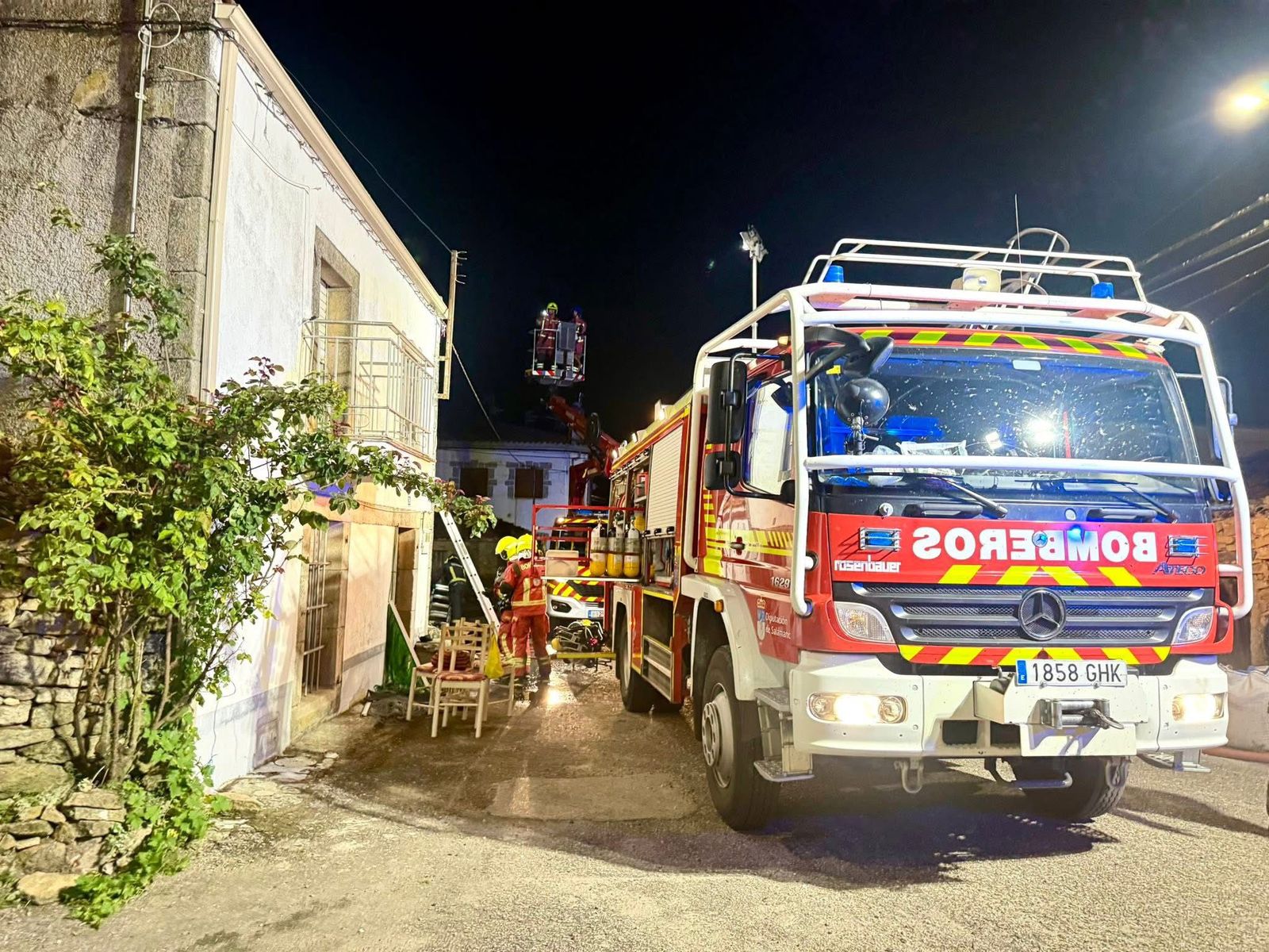 Incendio en una vivienda de Cabeza de Framontanos