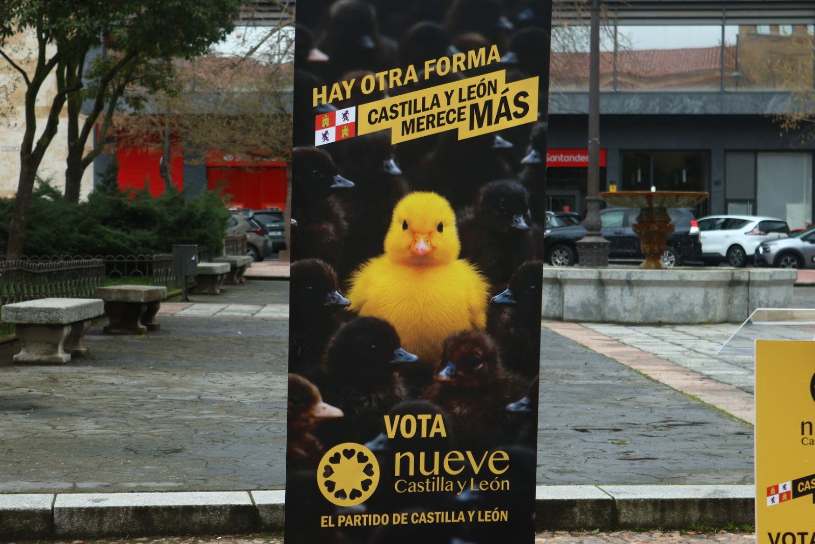 Acto de campaña de Nueve Castilla y León en la Plaza de Los Bandos