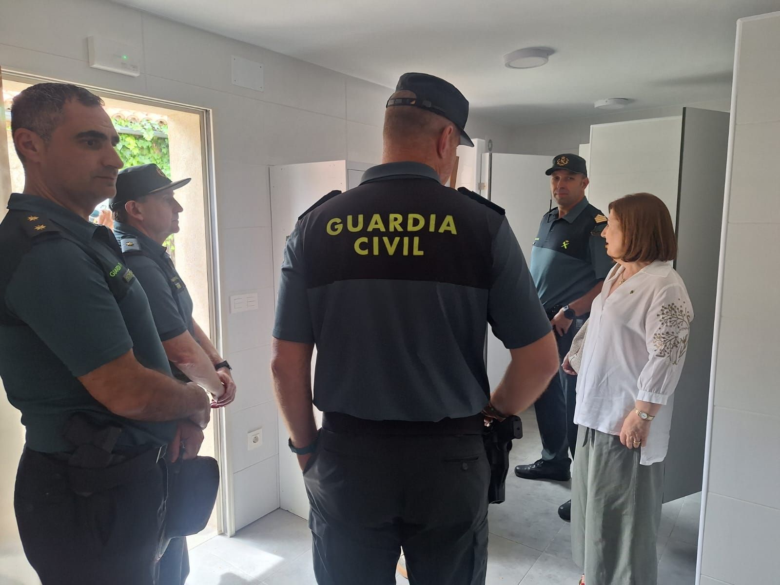 Agentes del Cuartel de la Guardia Civil de La Alberca