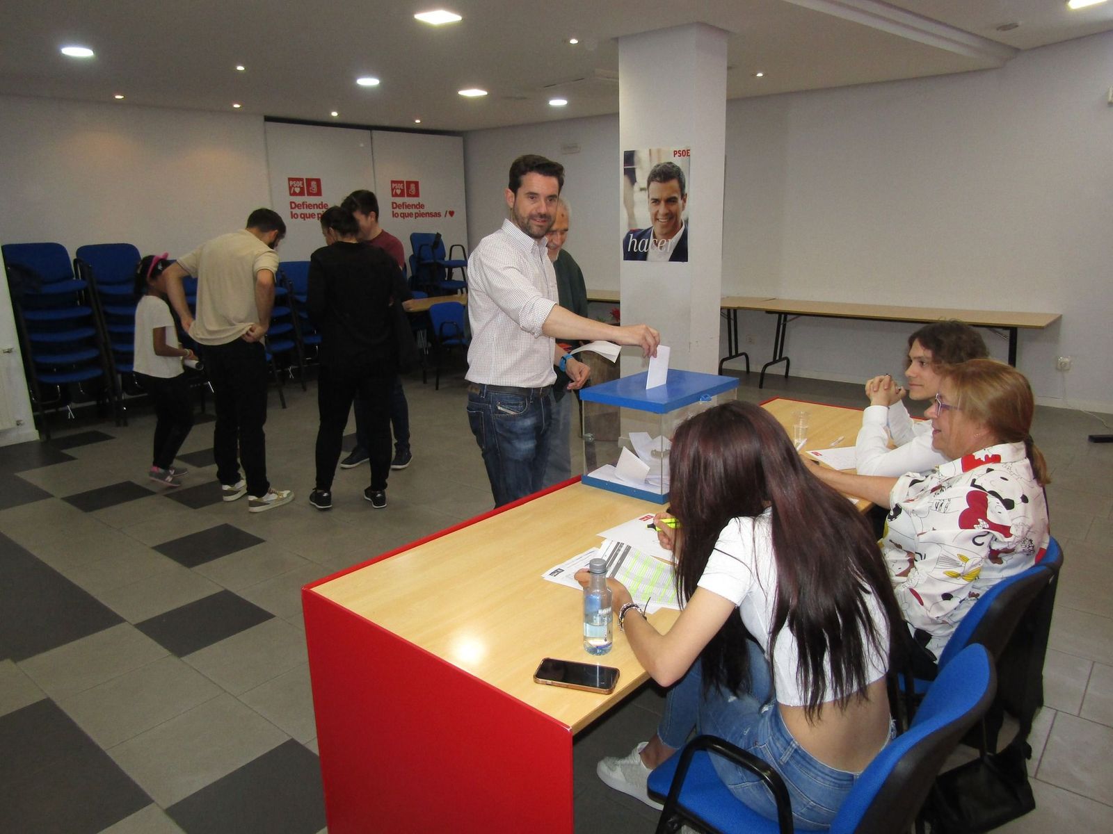 01 PSOE Zamora. 05 06 2023 Votaciones candidaturas Congreso y Senado EG23J23