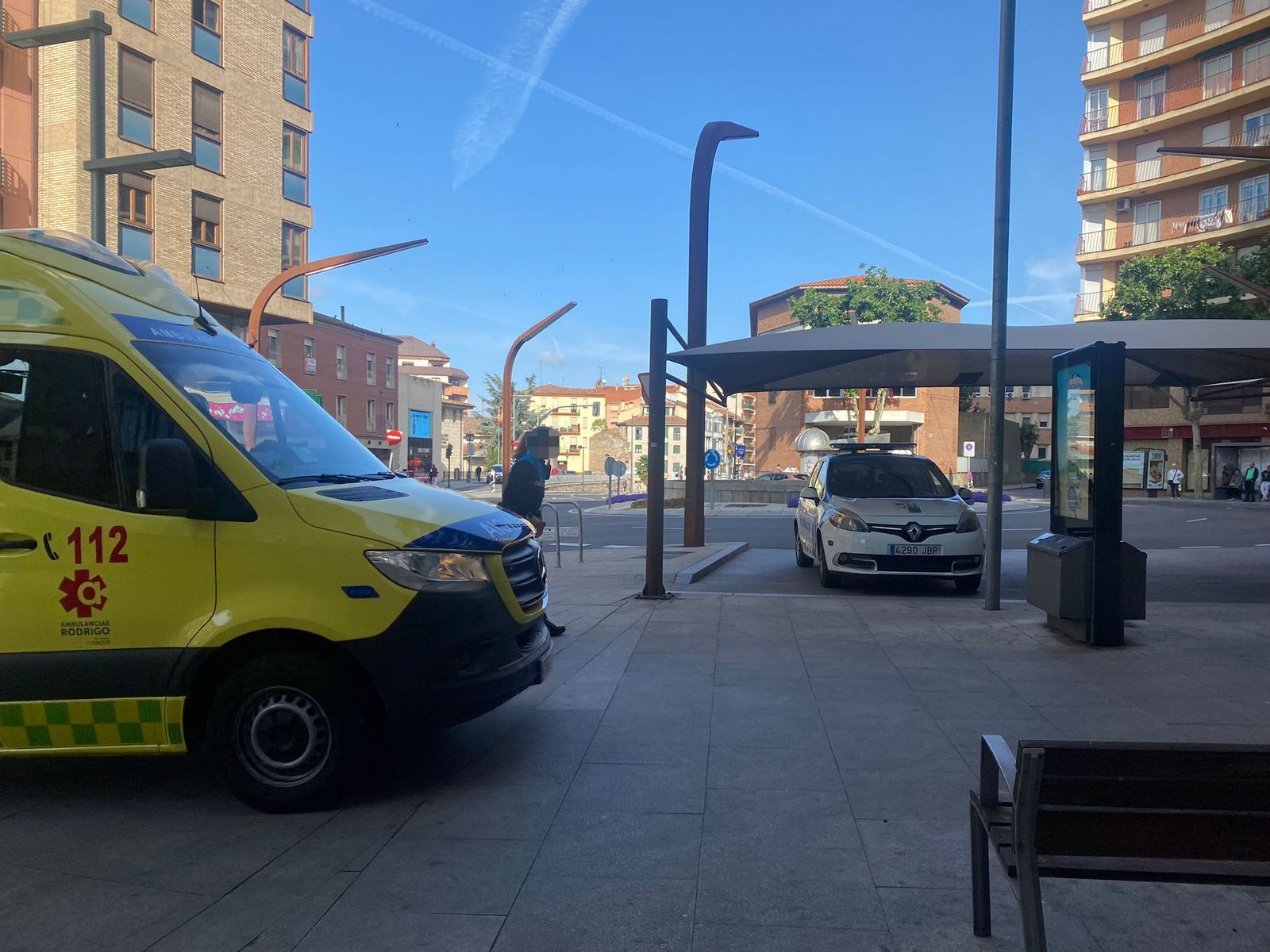 Imagen del operativo en la zona