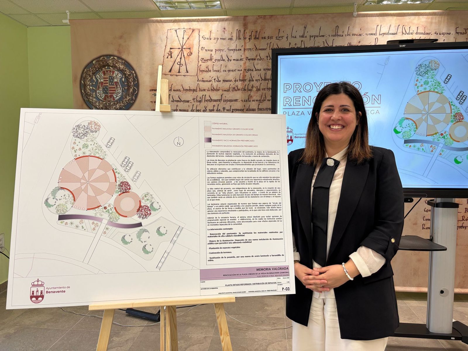 La Plaza Virgen de la Vega se renovará íntegramente para adaptarse a los nuevos tiempos