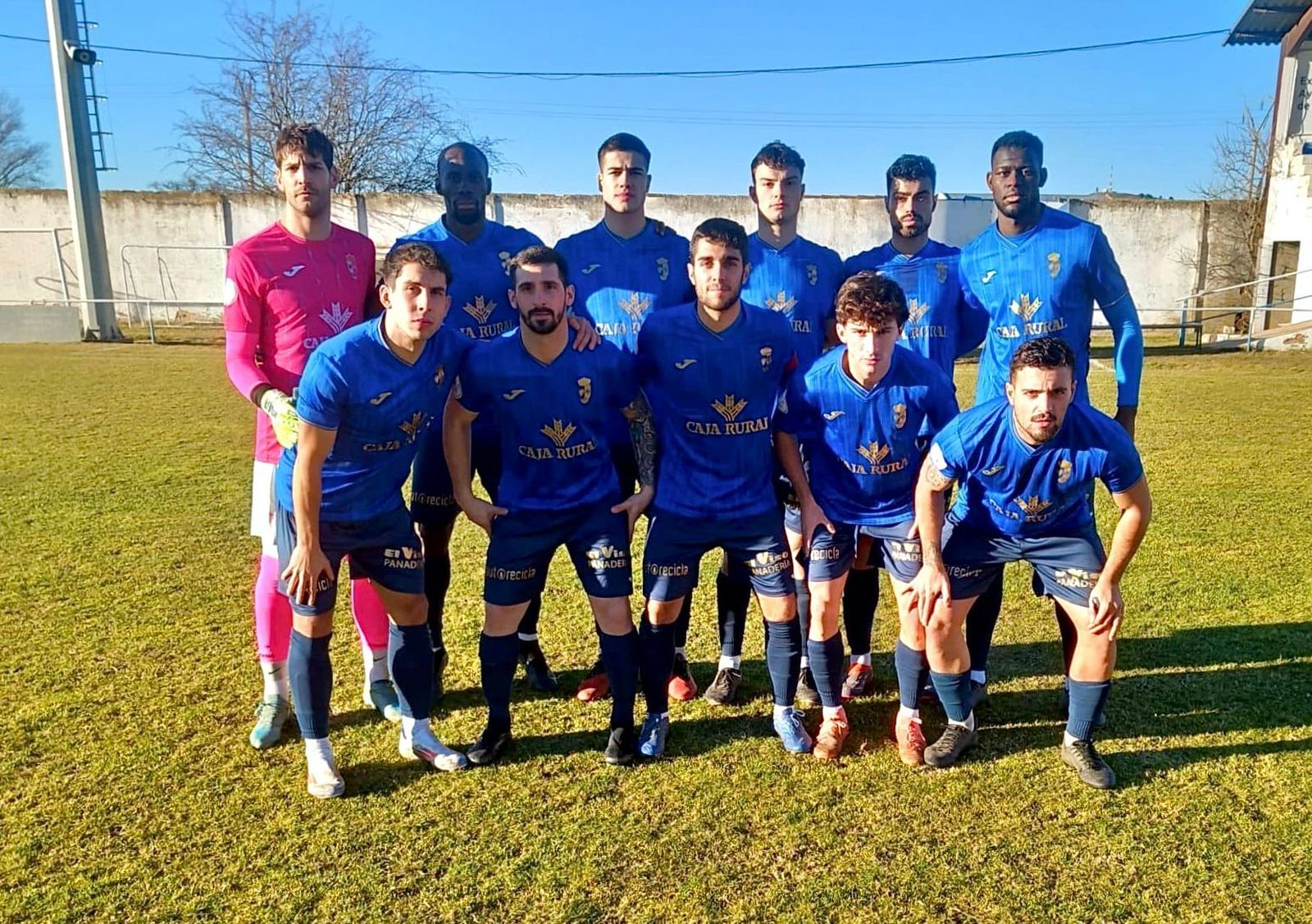 Once inicial del CD Villaralbo en el partido contra CD Almazán.