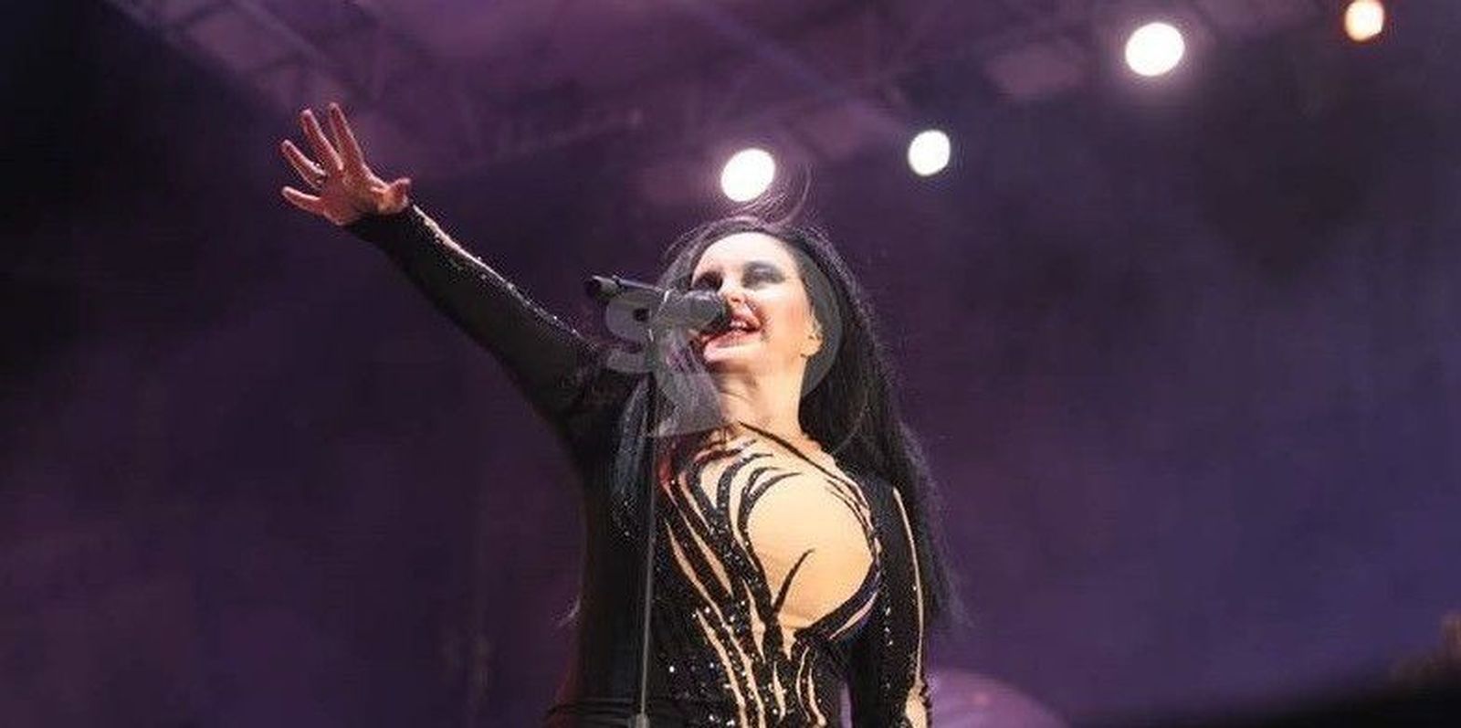 Fangoria en un concierto en la Plaza Mayor de Salamanca