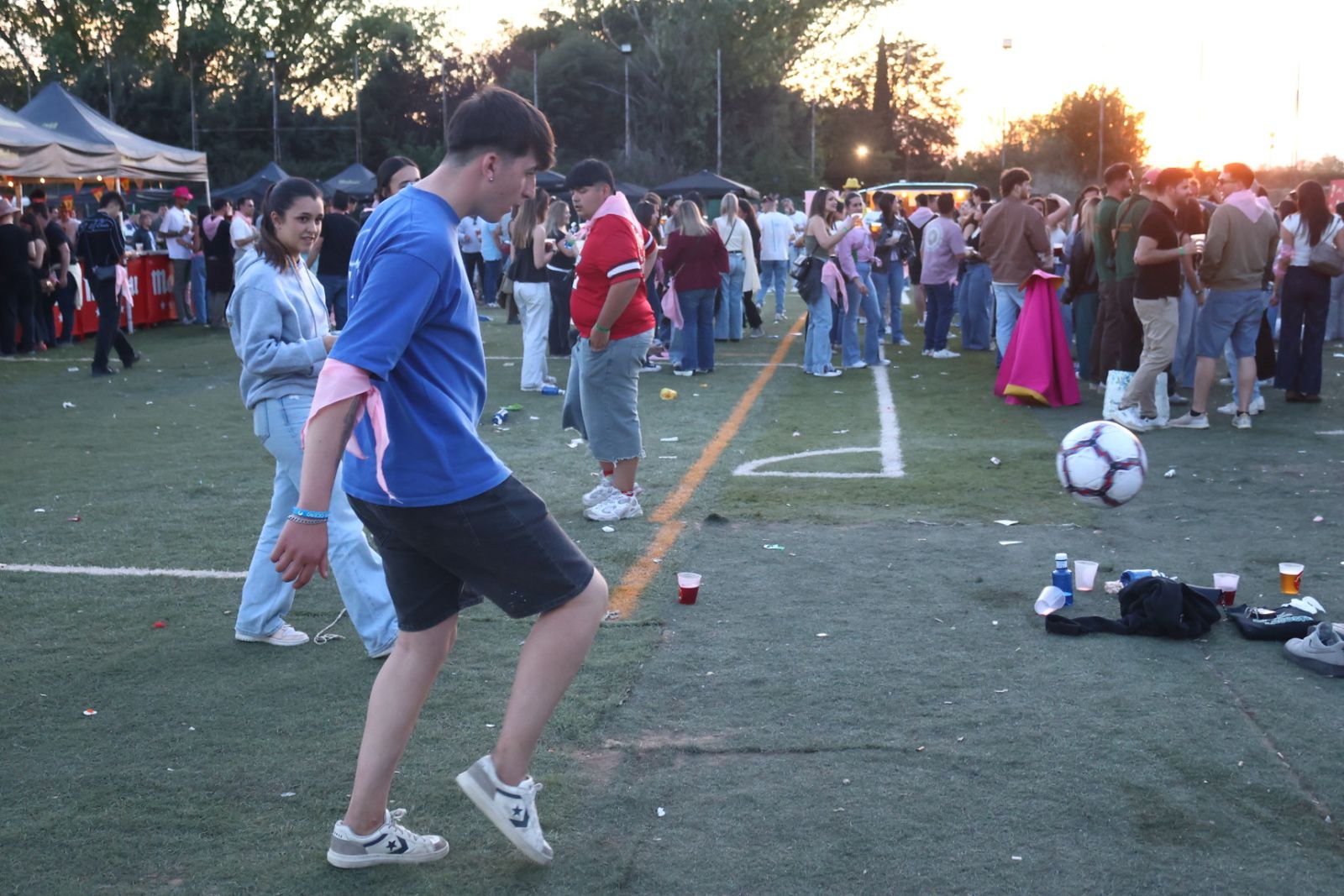 Salamanca de noche, sábado 18 de abril
