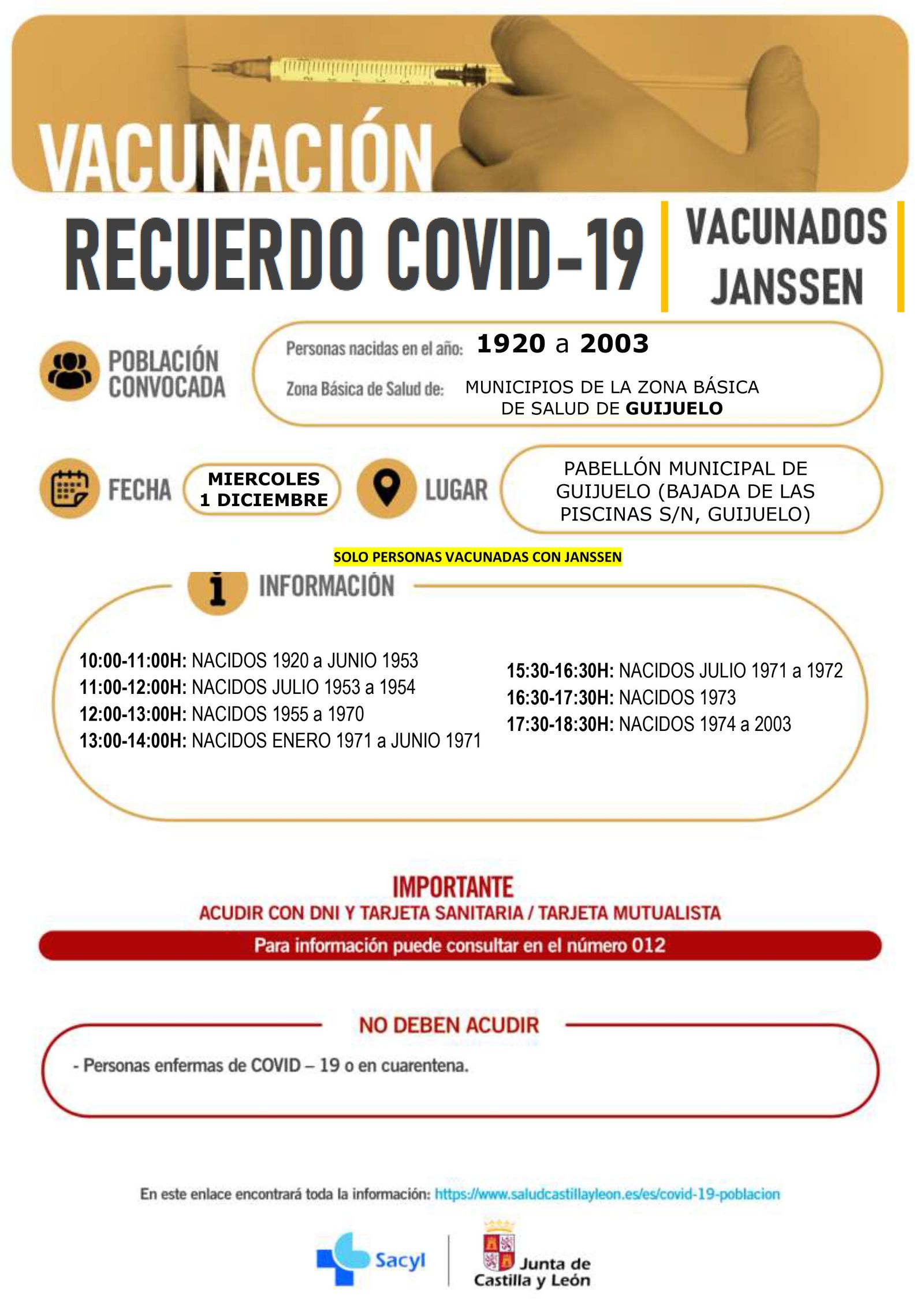 REC JANSSEN GUIJUELO 1 DICIEMBRE REC JANSSEN GUIJUELO 1 DICIEMBRE