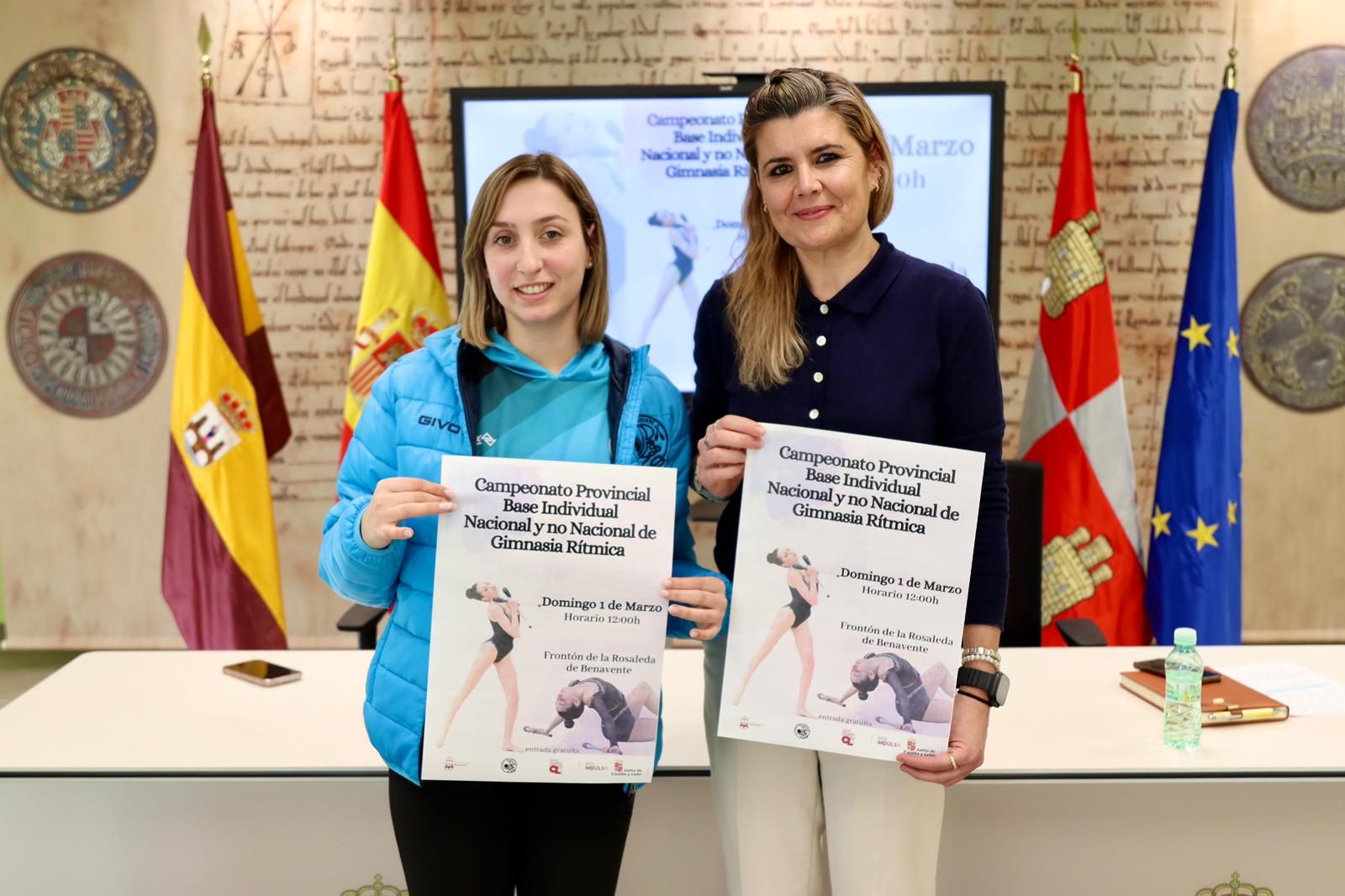 Presentación del Campeonato Provincial Base de Gimnasia Rítmica en Benavente