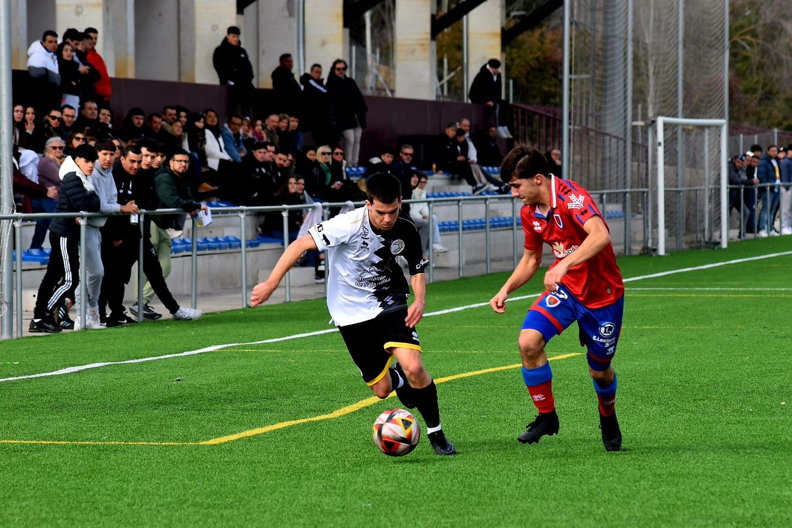 David García, ante el Numancia FOTO USCF BASE