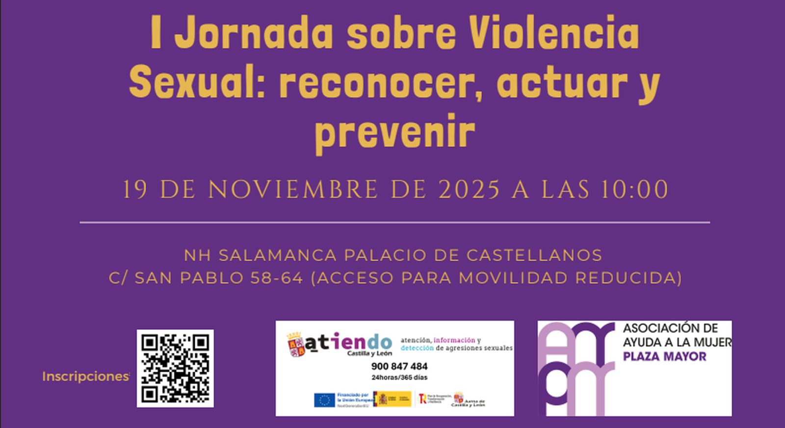 1ª Jornada sobre "Violencia Sexual: reconocer, actuar y prevenir"