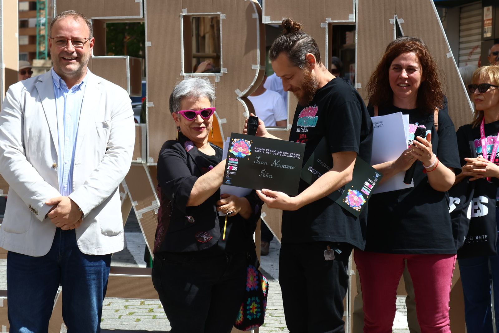 Entrega de premios de la XVI Galería Urbana del Barrio del Oeste