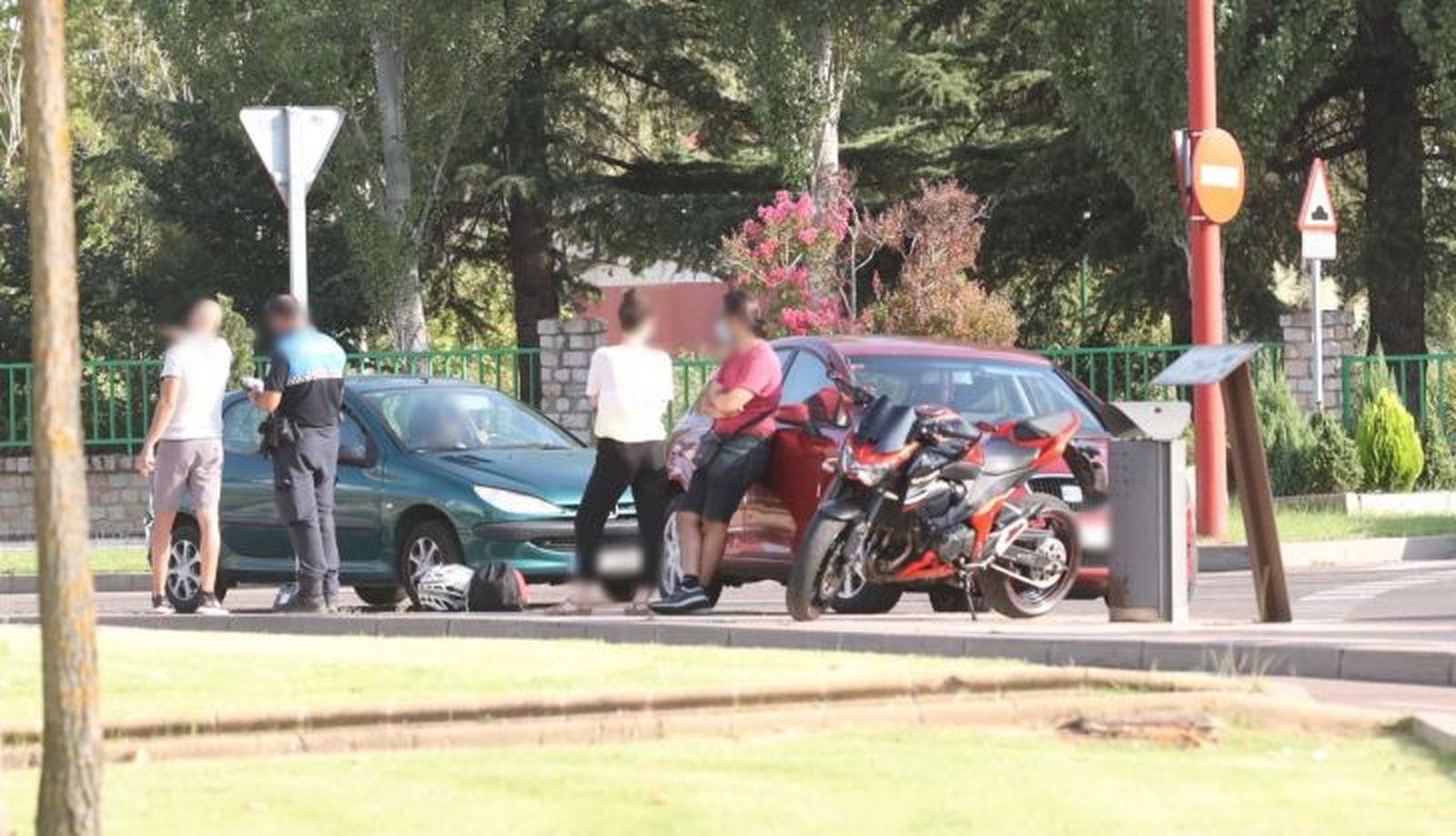 Accidente Glorieta Matacán 