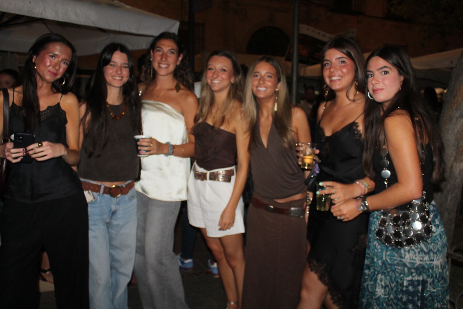 Ambiente en la Feria de Día en la tarde de este