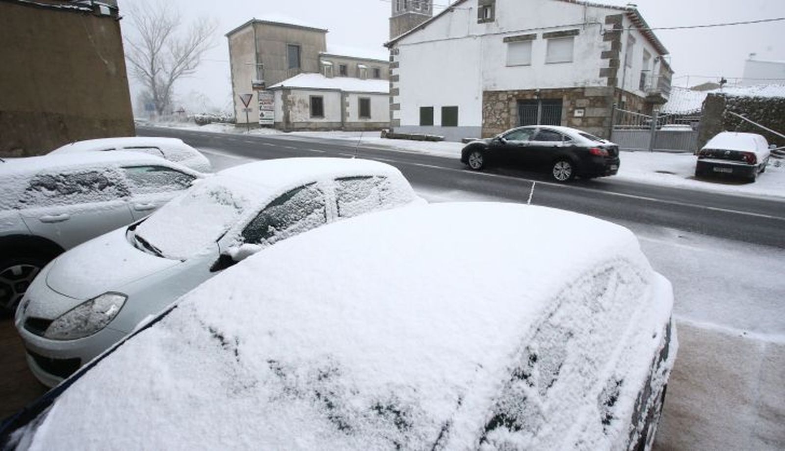Nieve en la Sierra de Béjar. Fotos: Vicente/ICAL 
