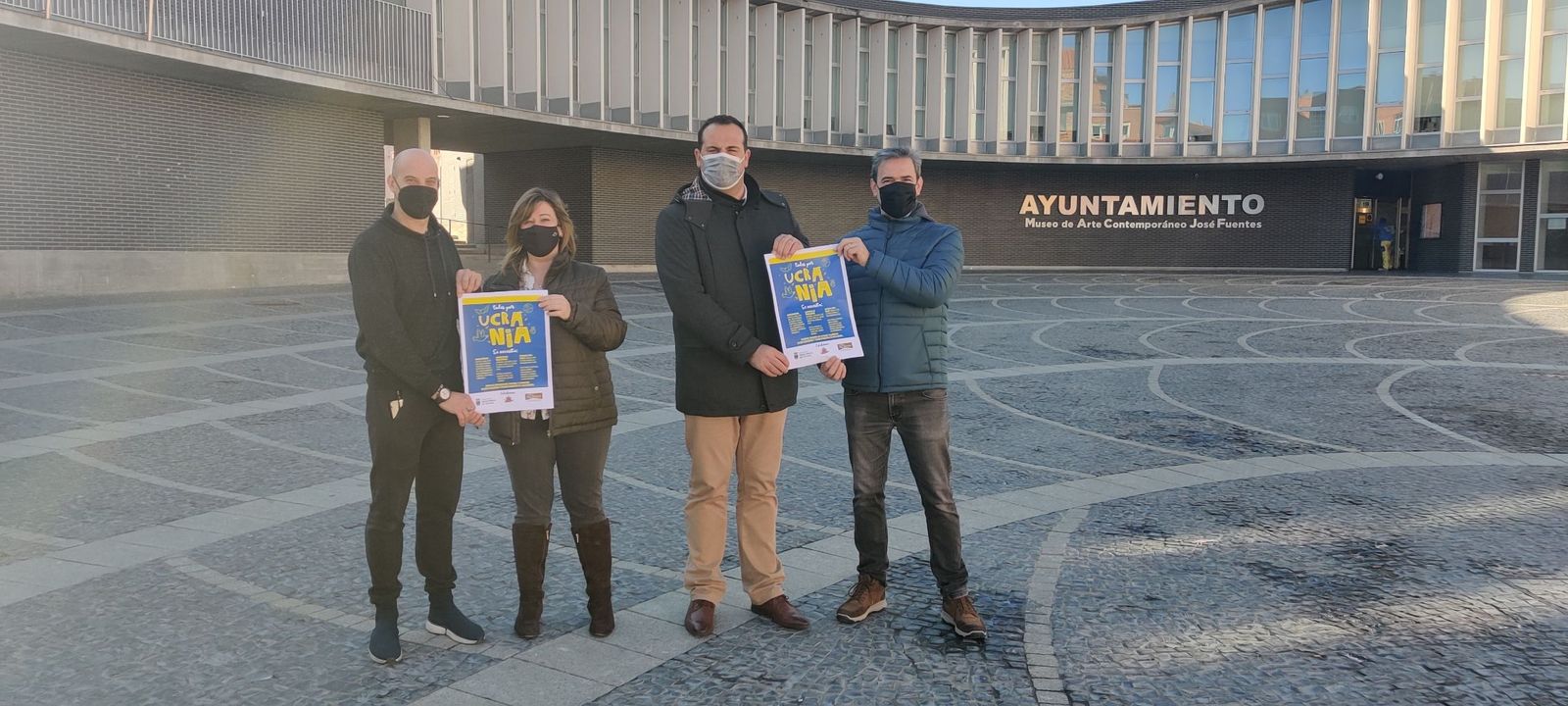 El Ayuntamiento de Santa Marta recogerá alimentos para Ucrania e iluminará su plaza