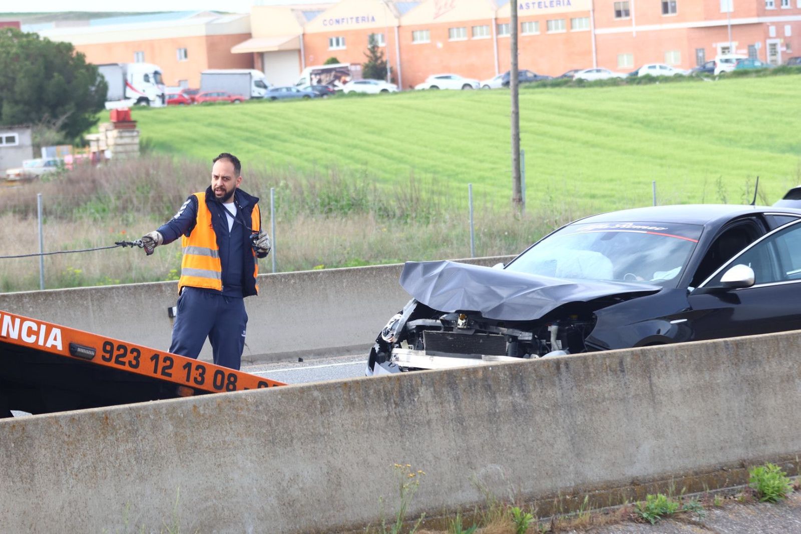 Accidente en Villares de la Reina