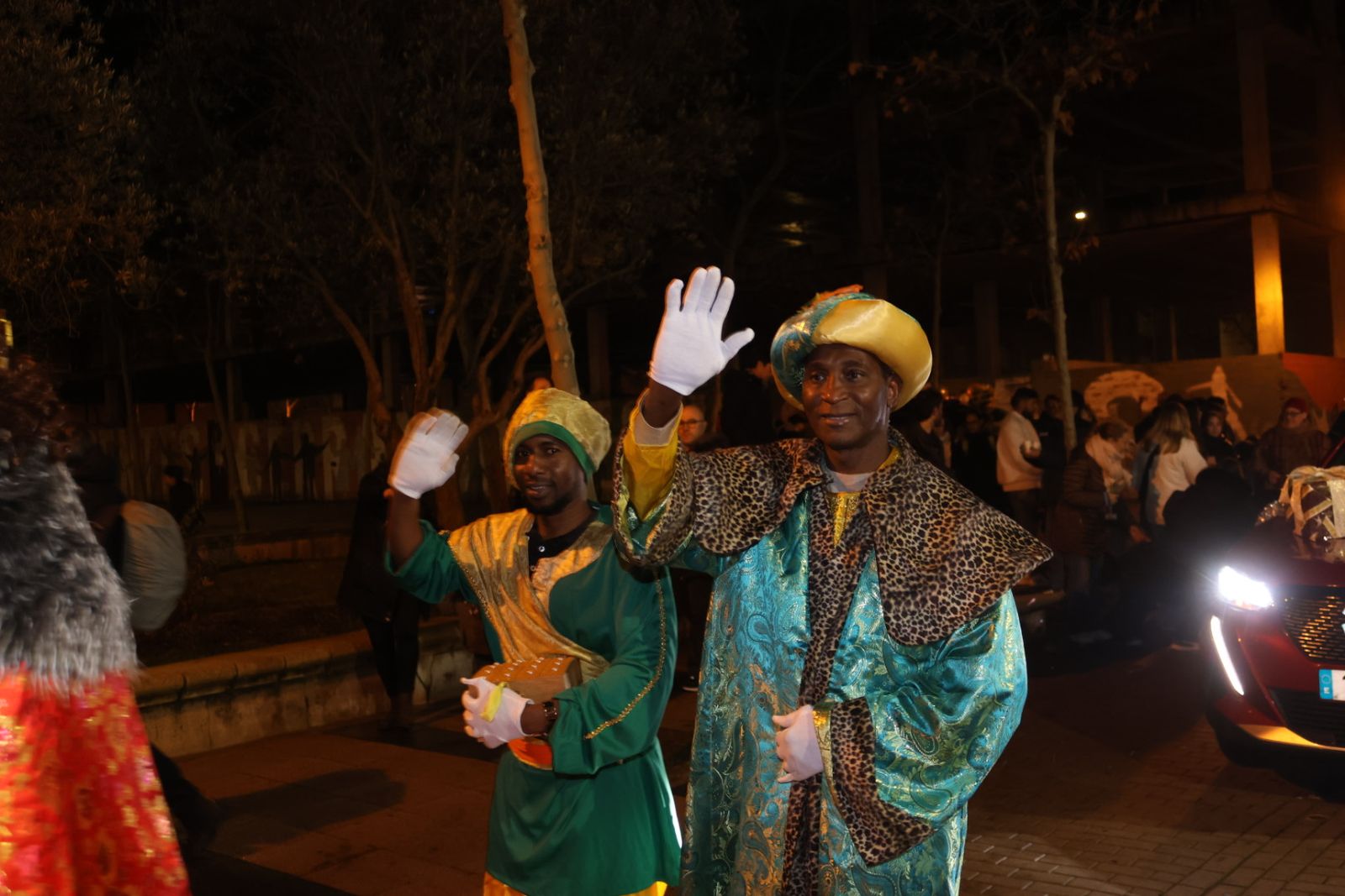 Pasacalles navideño en el barrio de El Zurguén