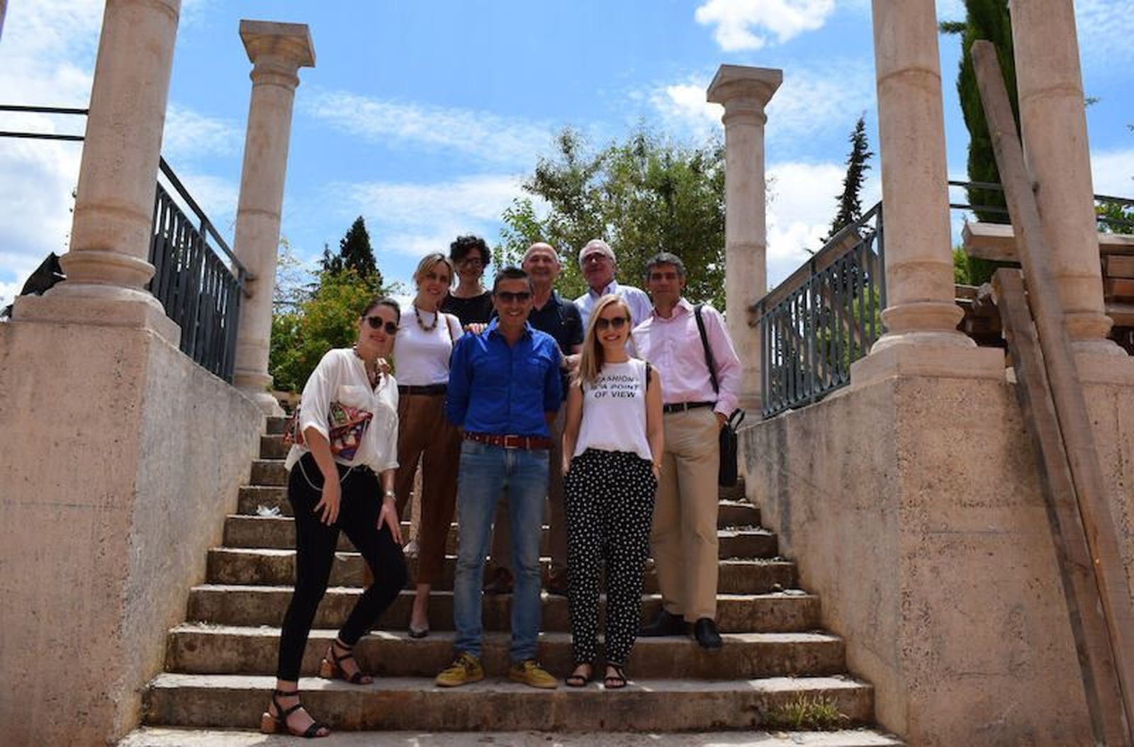 Miembros de AFAZamora y equipo evaluador EFQM