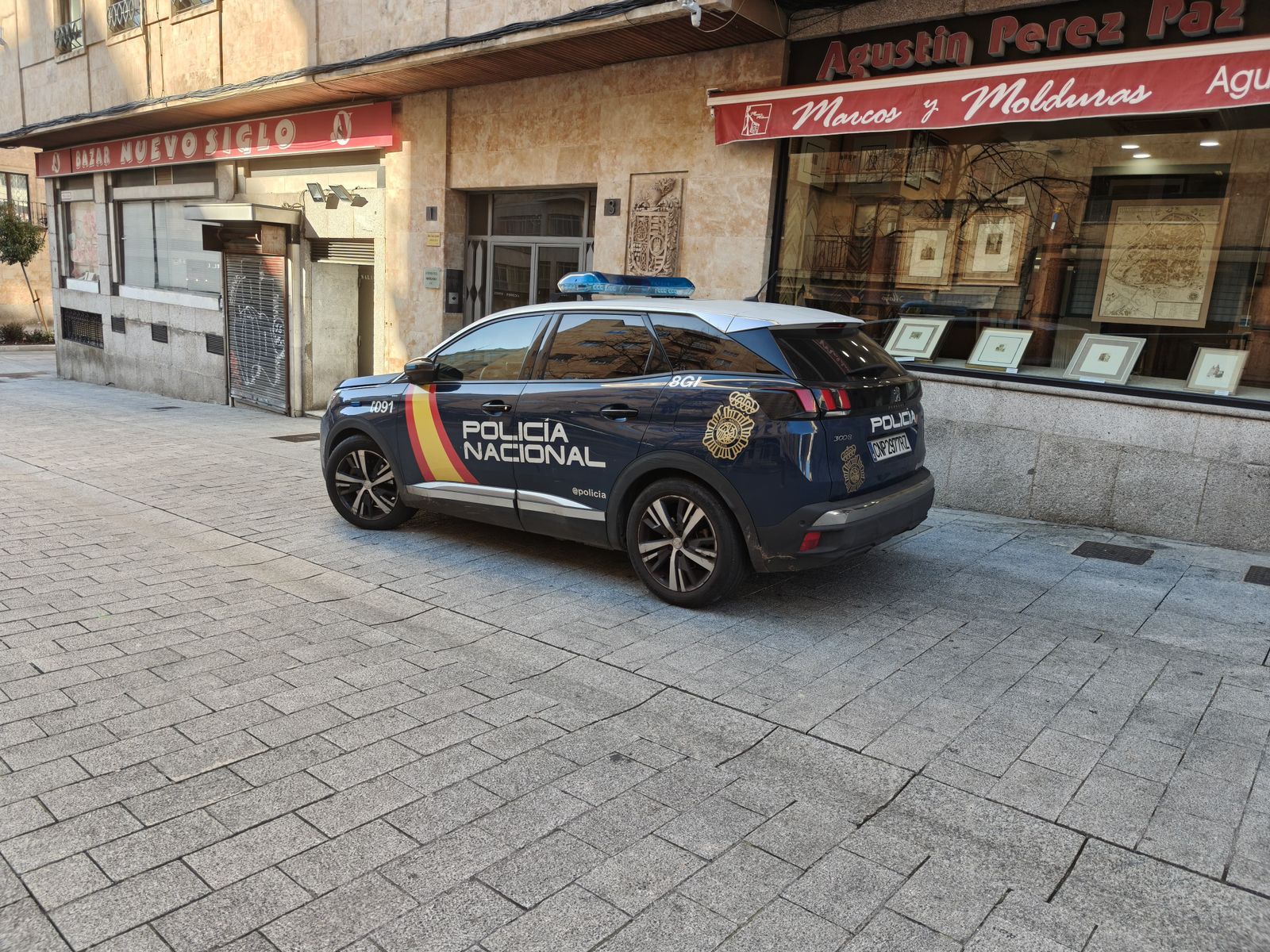 Policía Nacional en Salamanca. Archivo. S24H.