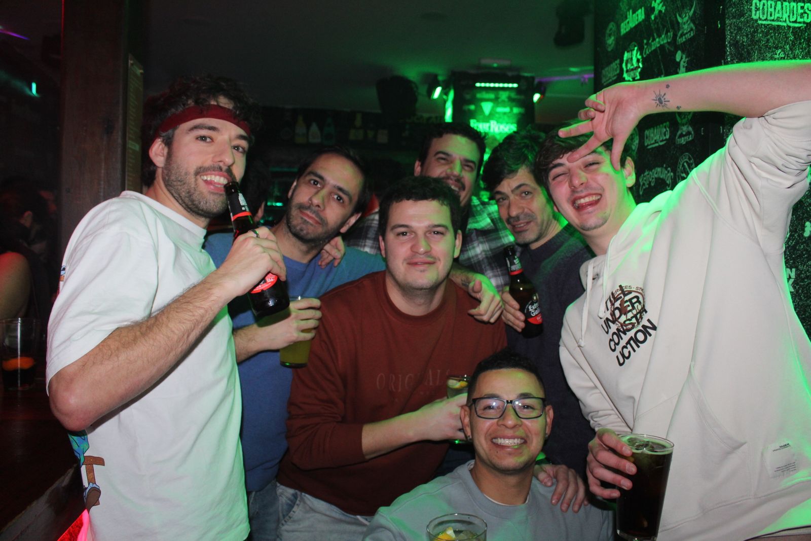 Salamanca de noche, sabado 24 de enero