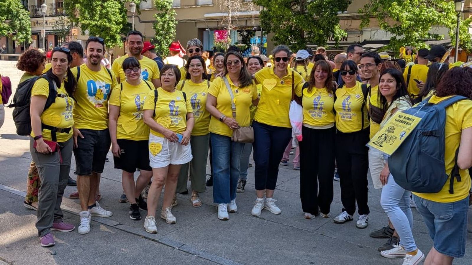 Las educadoras infantiles de Salamanca se unen a las protestas convocadas en Madrid