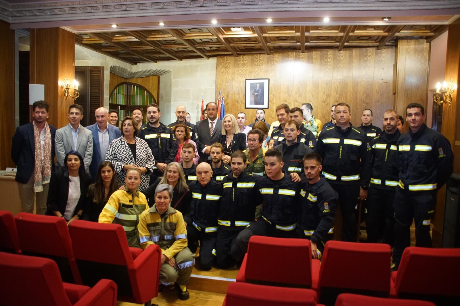 Los Bomberos de la Diputación dan voz al pregón de las fiestas de Alba de Tormes