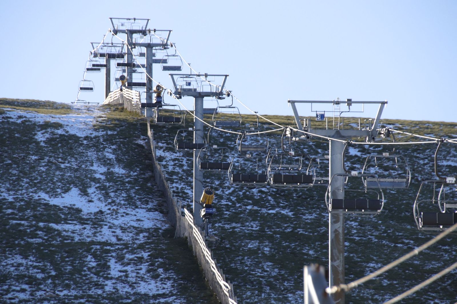 Imagen de archivo del telesilla de La Covatilla