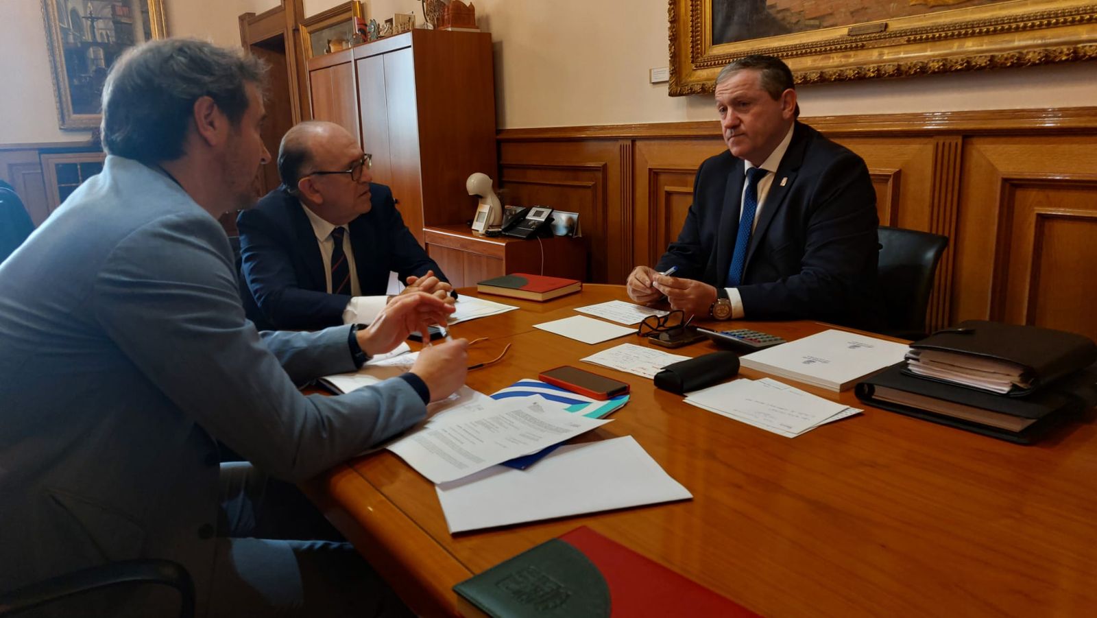 Reunión entre Diputación y Somacyl