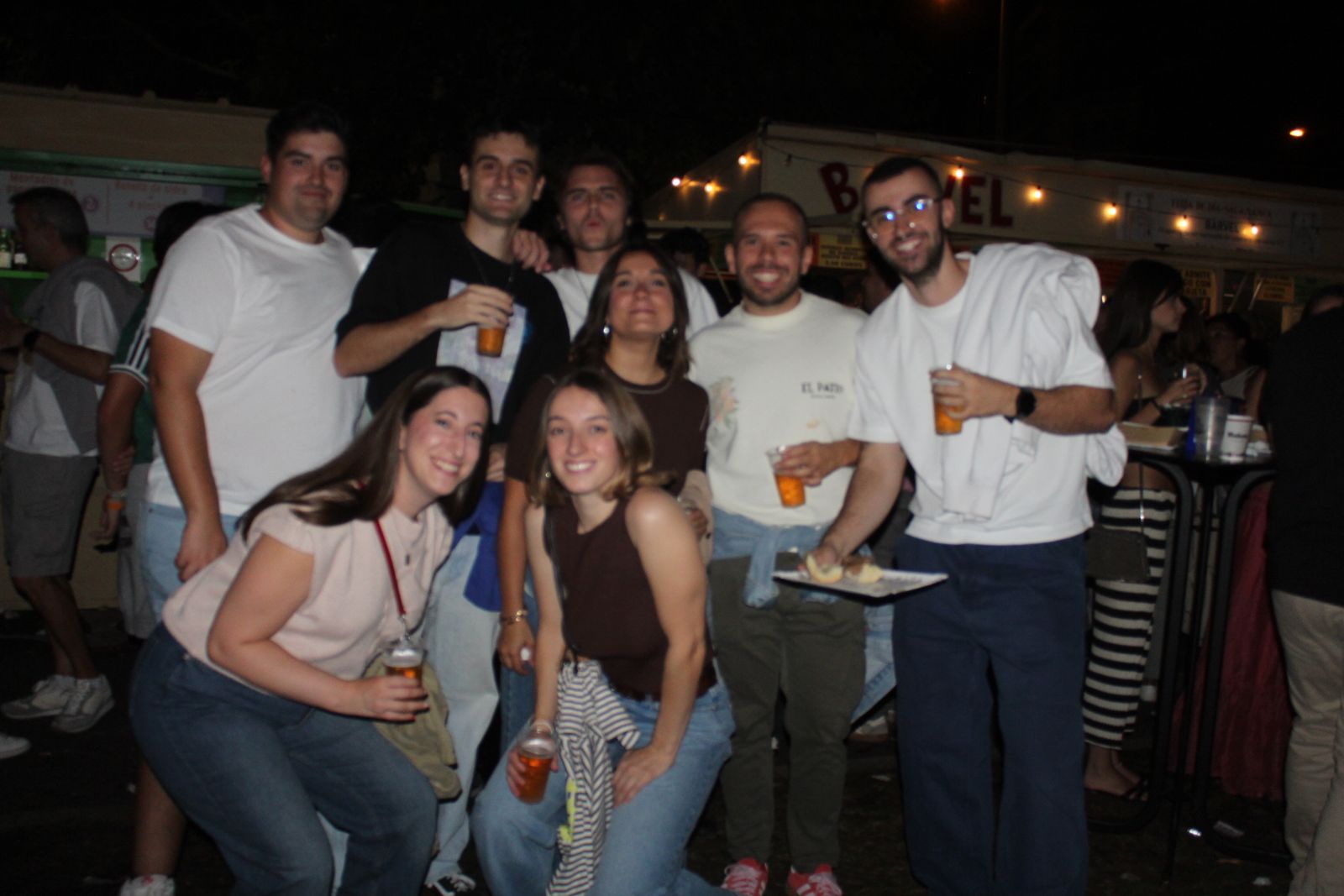 Ambiente en la Feria de Día en la tarde de este viernes