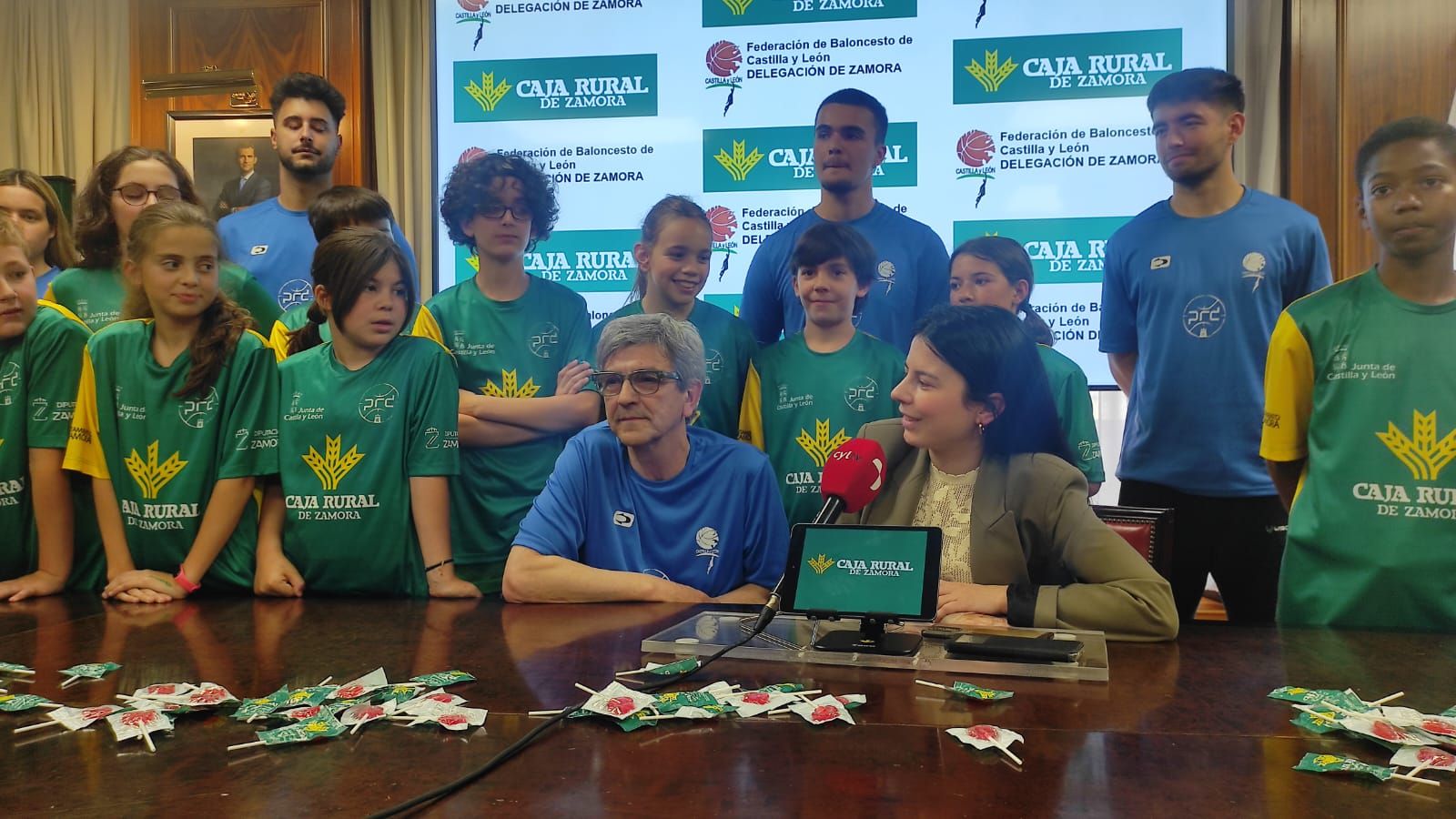 Presentación de una nueva edición del Programa Regional de Detección de Baloncesto de Zamora (PRD Zamora), que finaliza este domingo con un torneo autonómico en Valladolid.