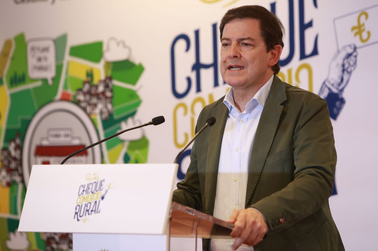 Alfonso Fernández Mañueco, presenta una nueva medida de apoyo al comercio en el mundo rural