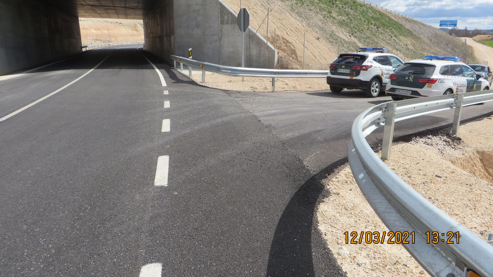 Investigado en Langa de Duero (Soria) por convertir en discontinua una línea continua de la N-122 para acceder a una propiedad