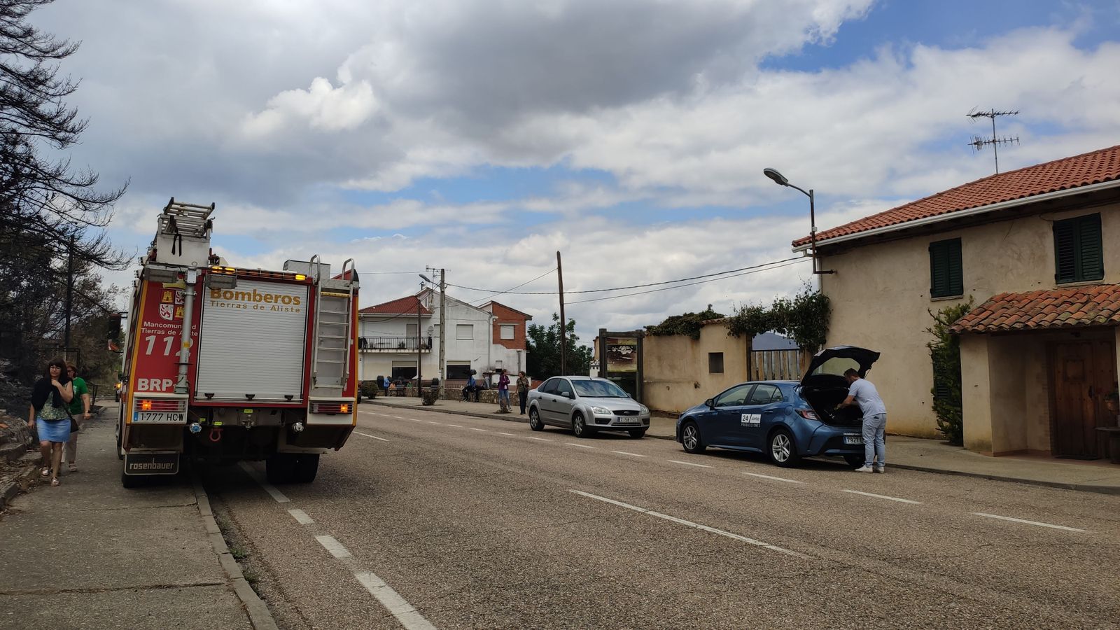 Las desoladoras imágenes de la Sierra de la Culebra tras el incendio