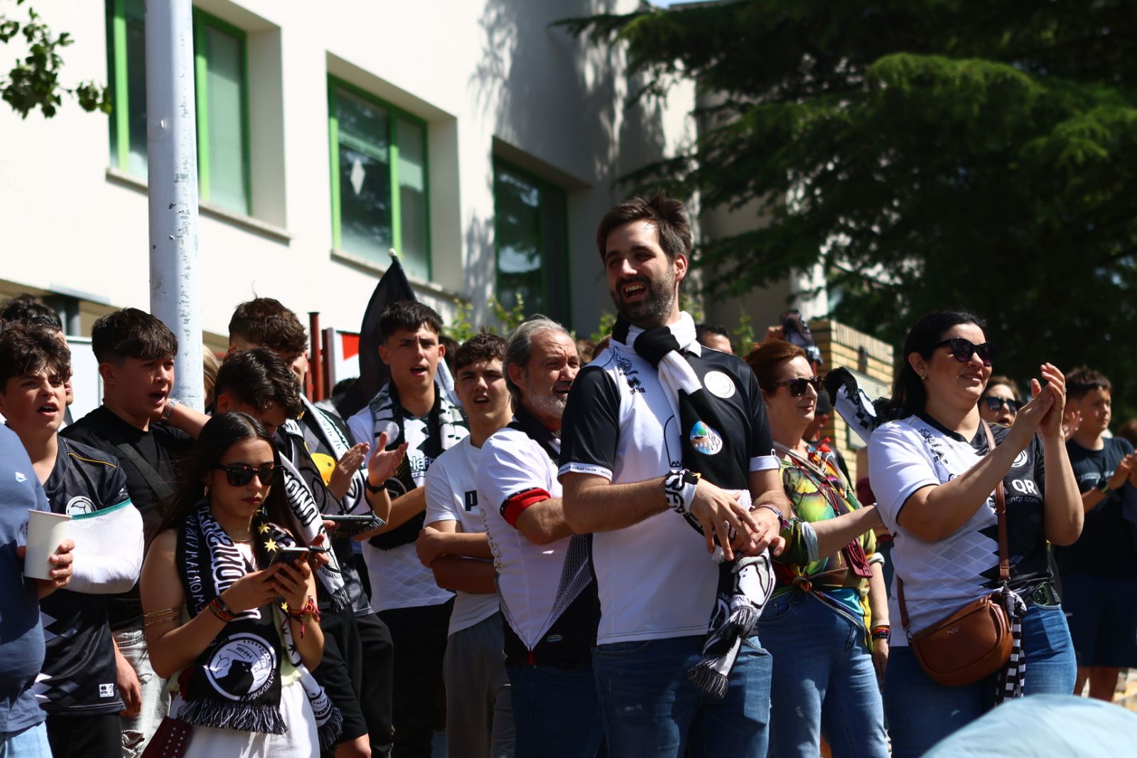 Recibimiento al Autobús de Unionistas