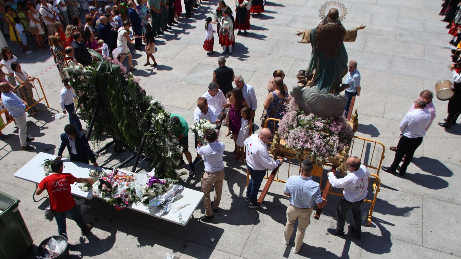 Procesión y ofrenda floral en honor de Nuestra Señora de la Asunción en Guijuelo