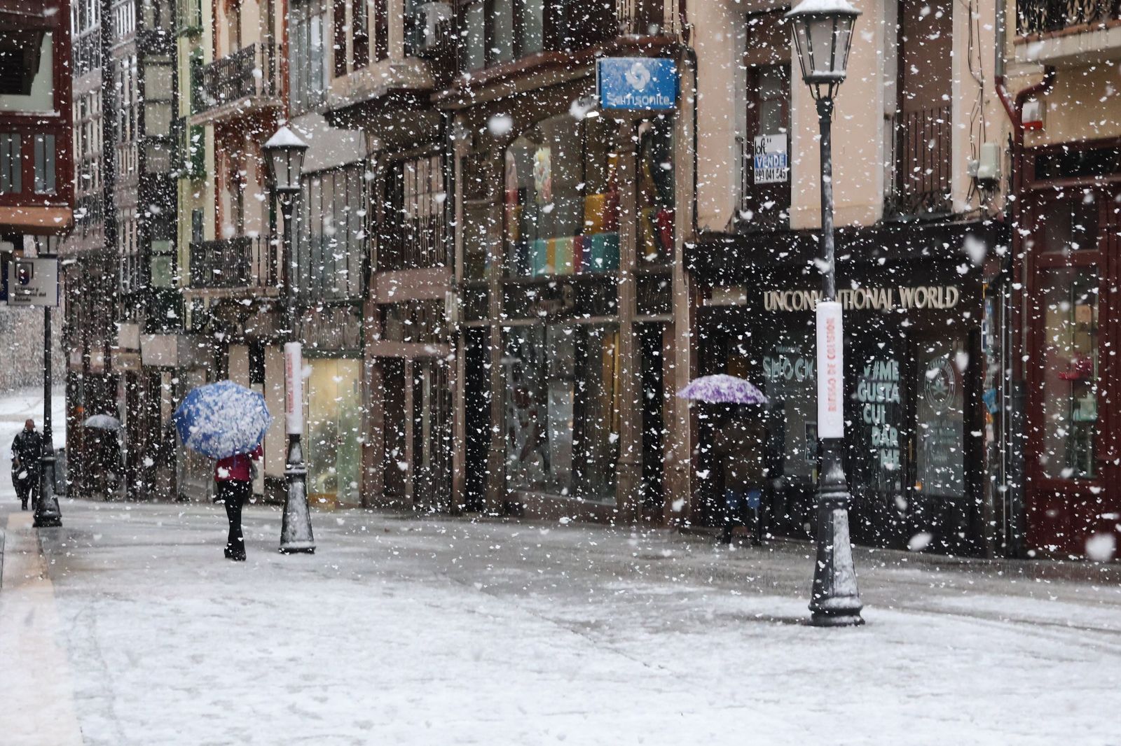 GALERÍA | Nieve en Zamora capital este miércoles