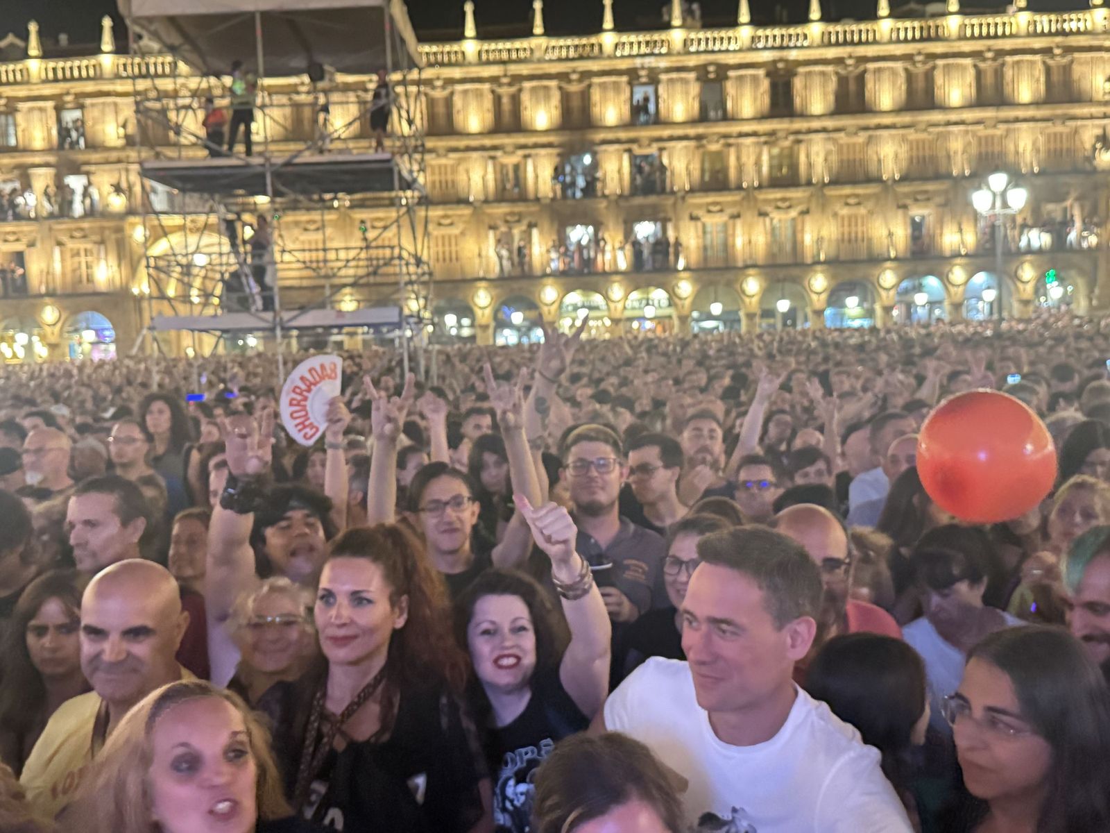 Concierto de Europe en la Plaza Mayor