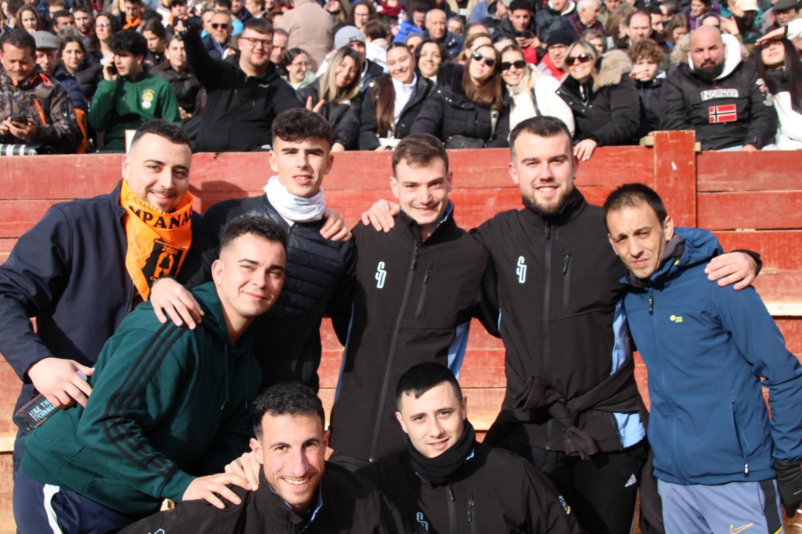 Ambiente del Encierro tradicional del lunes 17 de febrero