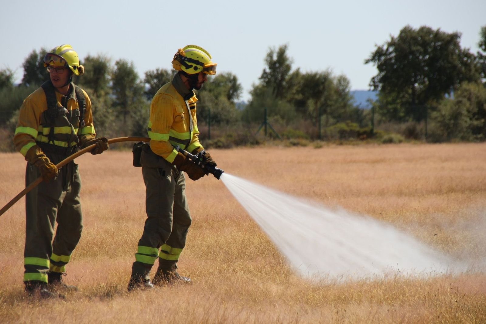 Incendios forestales, base helitransportada de El Maillo Incendios forestales, base helitransportada de El Maillo