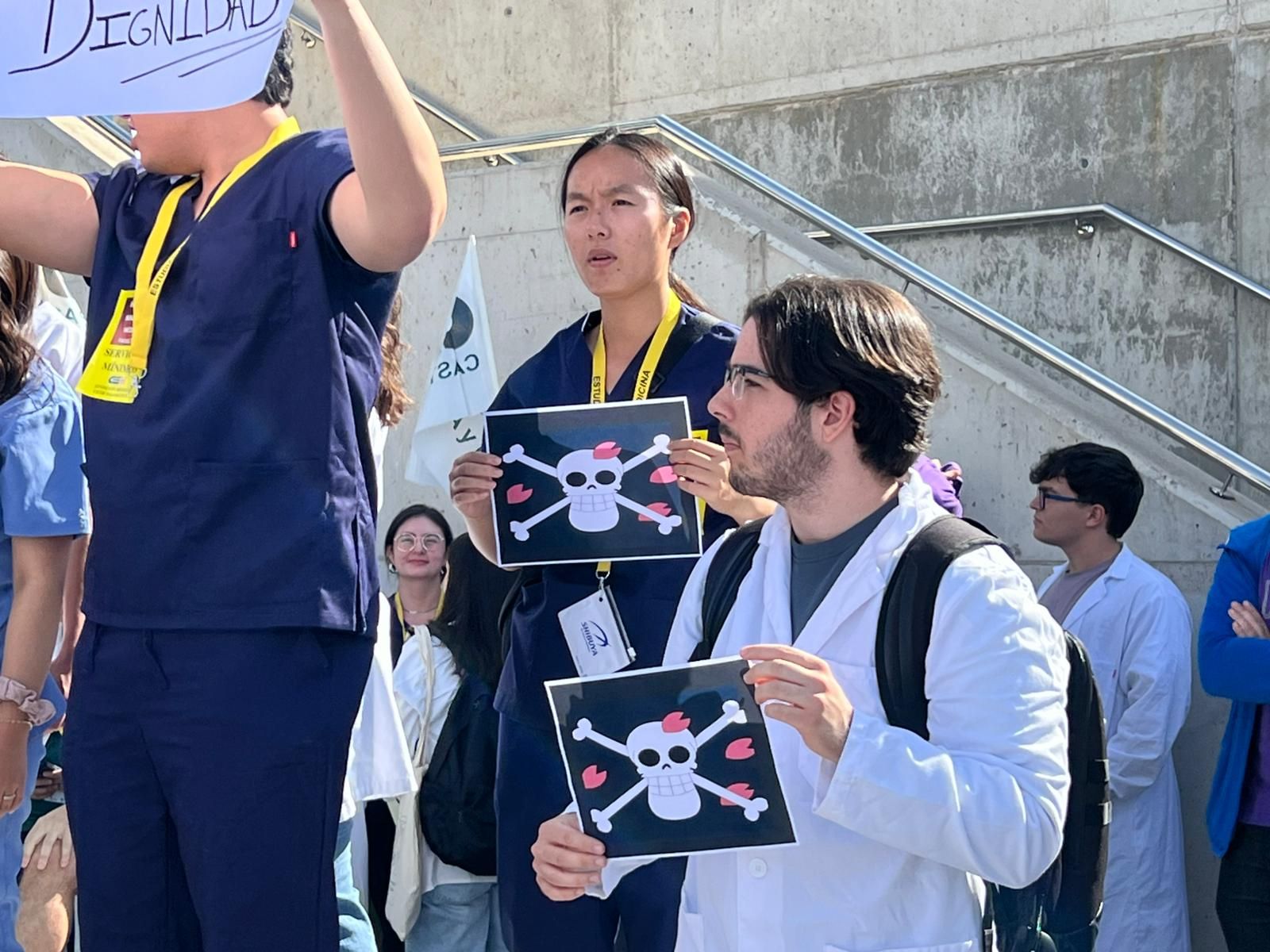 Huelga de médicos contra el borrador de Estatuto Marco en Salamanca 3 de octubre