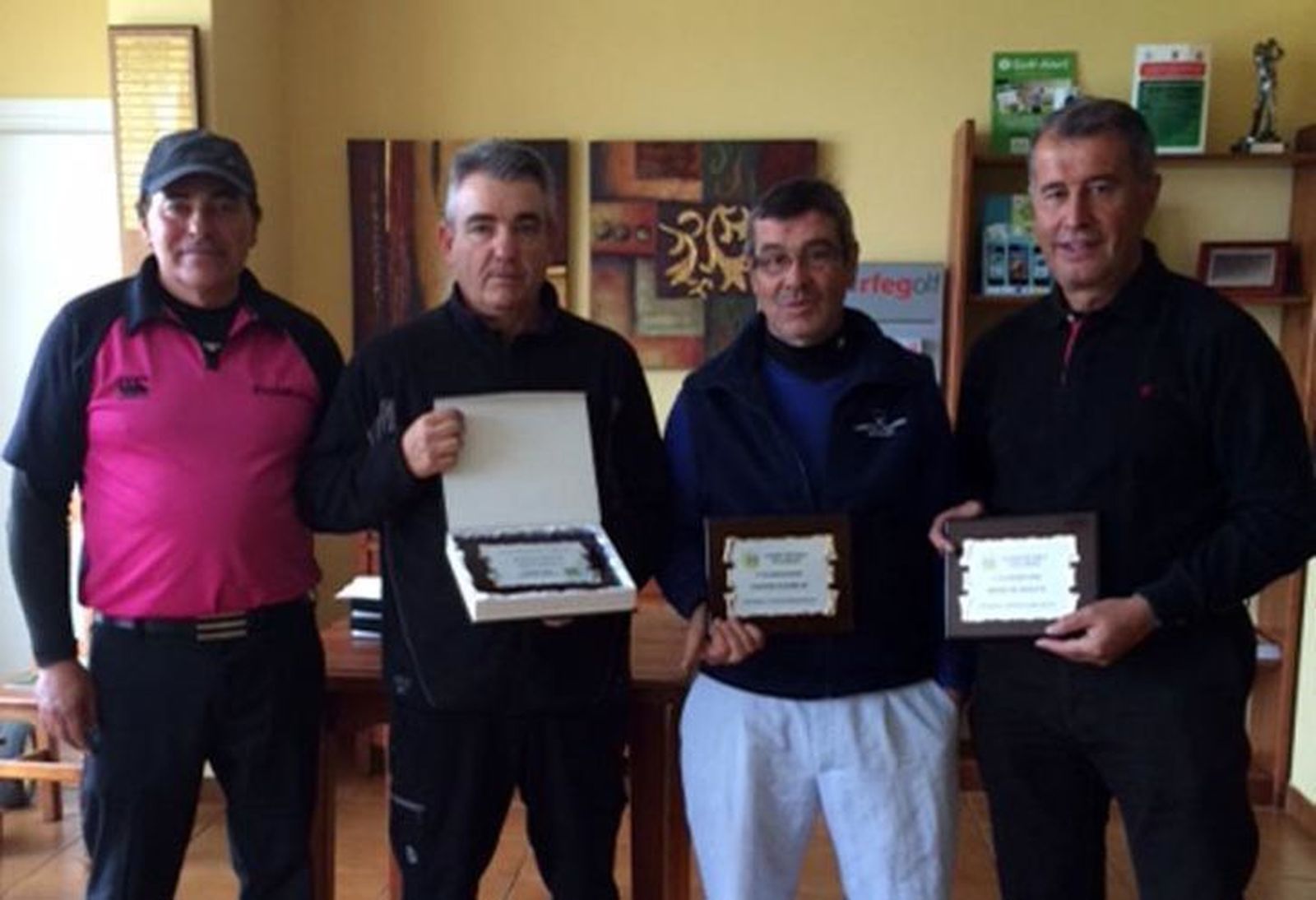 Miguel Ángel Morillo, ganador del ‘Torneo Máster’ de golf en Villarrín