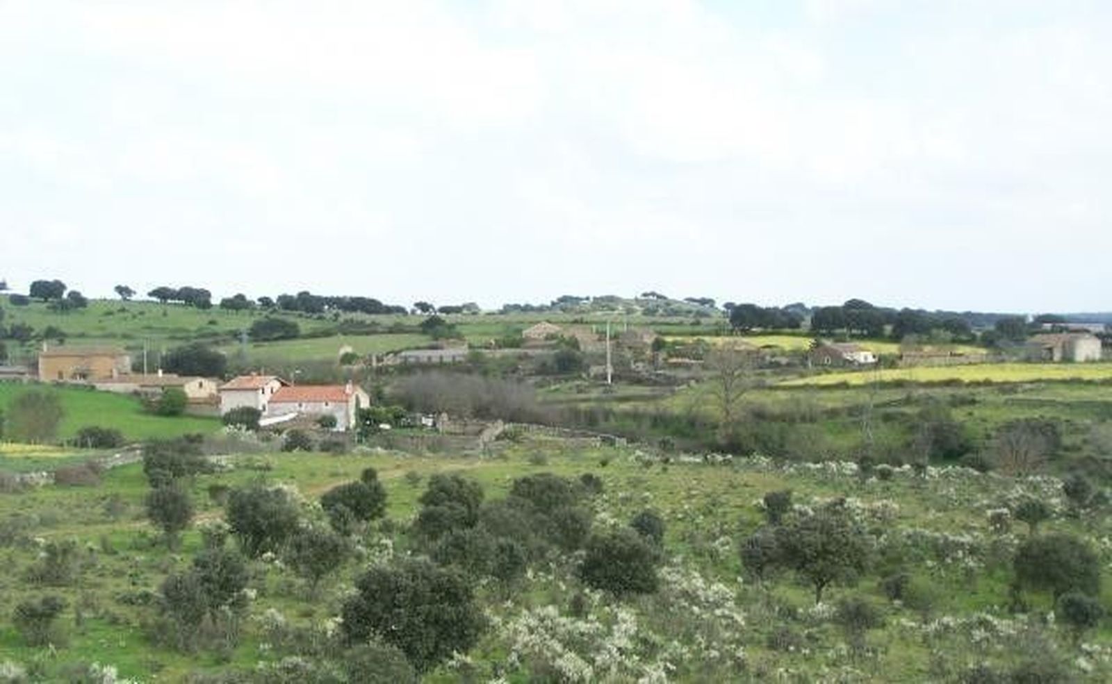 Salamanca, poblaciones abandonadas. Foto de archivo