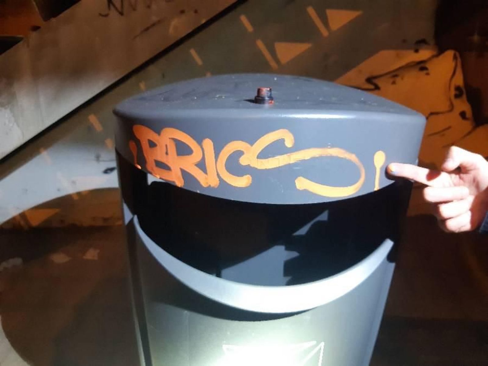 Una de las pintadas realizadas