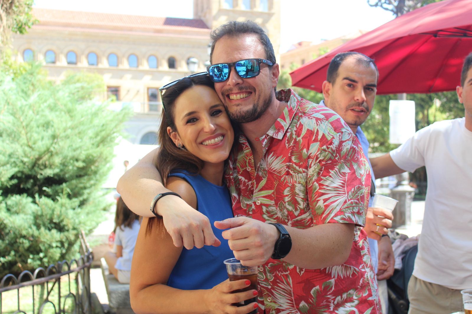 Ambiente en la Feria de Día en el mediodía de este sábado