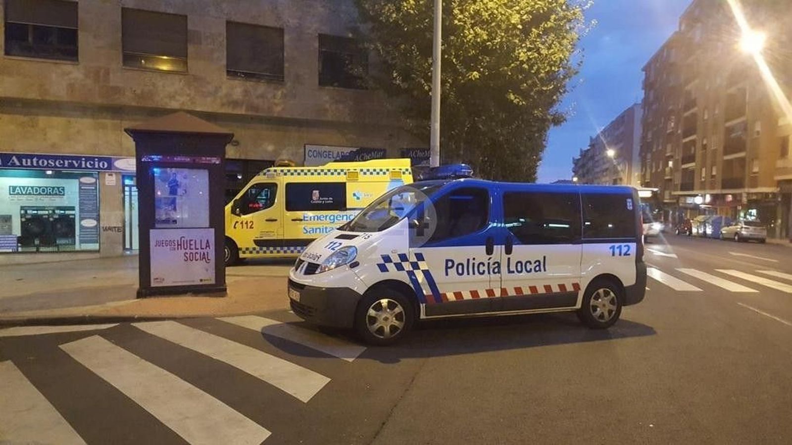 Herido leve un anciano después de ser atropellado en la avenida de Comuneros