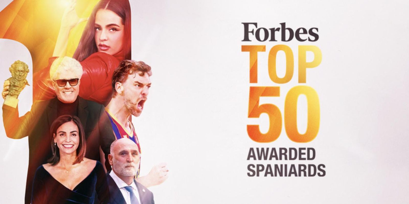 Lista Forbes de los españoles más premiados por su talento