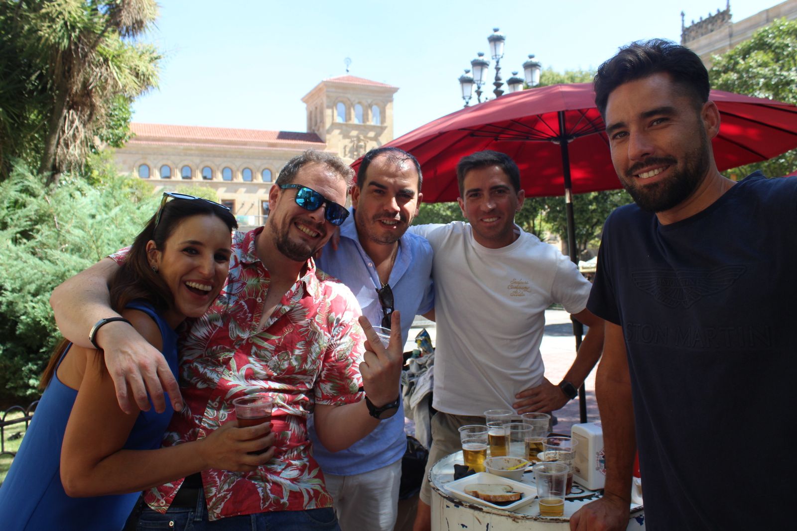 Ambiente en la Feria de Día en el mediodía de este sábado