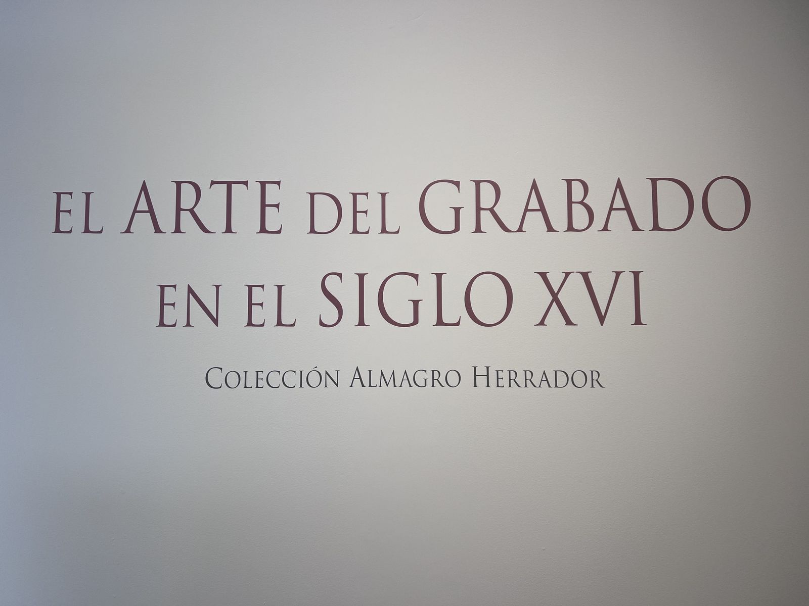 Exposición 'El arte del grabado en el siglo XVI'