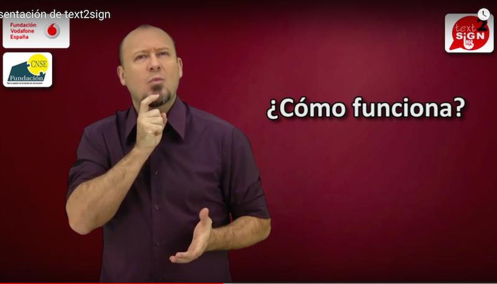 Crean una web para traducir mensajes de texto a lengua de signos