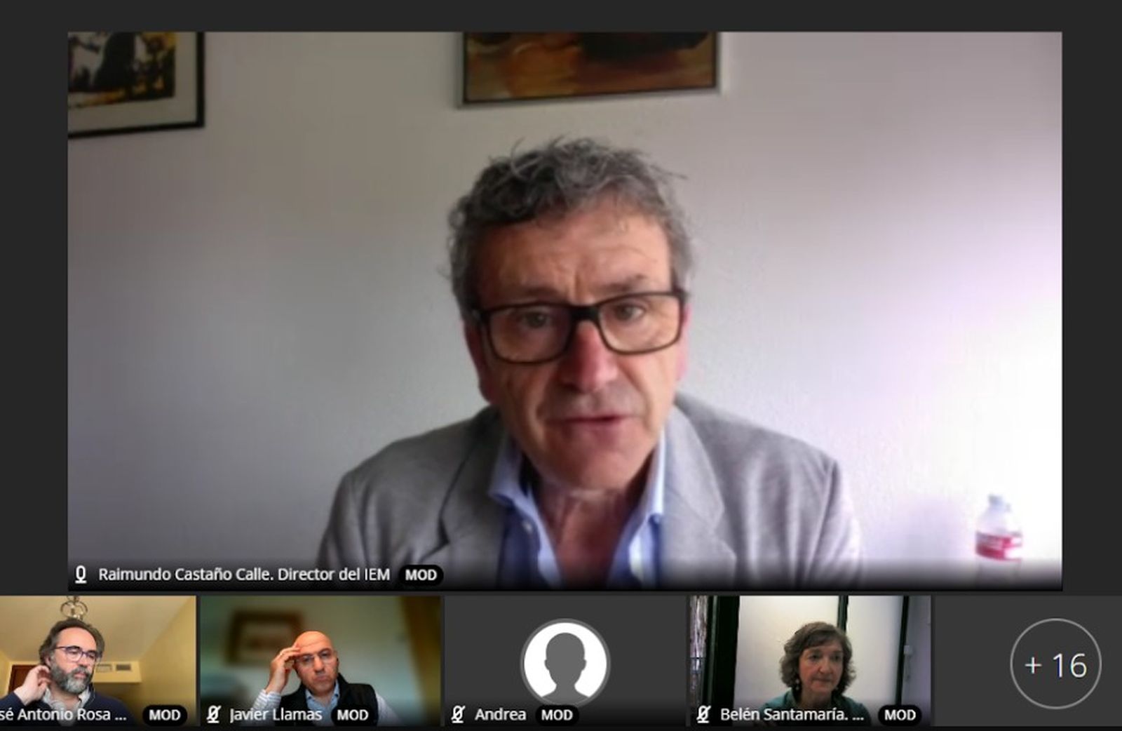 Raimundo Castaño, director del Instituto de Estudios Maristas en el XVII Ciclo de Café-Coloquios