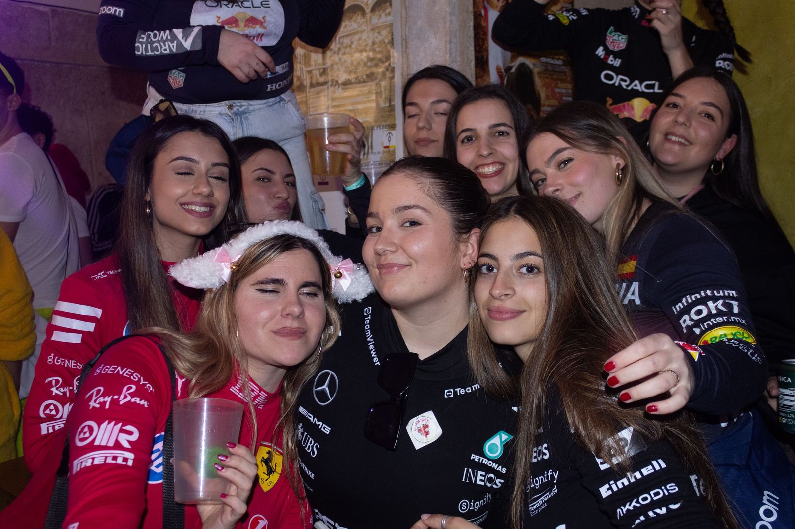 Salamanca de noche, sábado del Carnaval del Toro de Ciudad Rodrigo